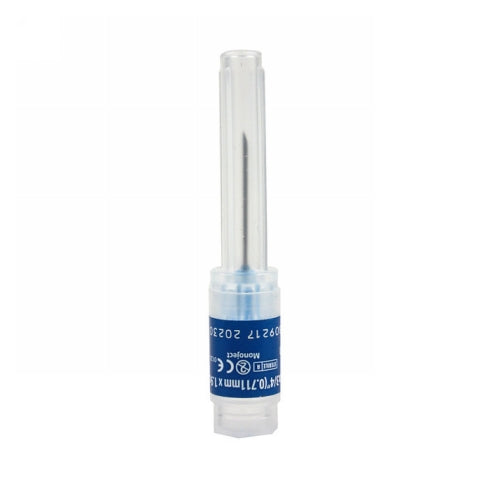 Monoject Disposable Poly Hub Needle 22 x 3/4" Blue 1 Each by Monoject