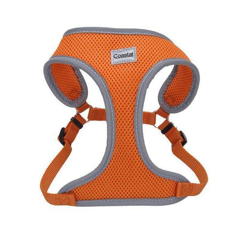 Coastal Pet Comfort Soft Reflective Wrap Adjustable Dog Harness - Sunset Orange - Small - 19-23" Girth - (5/8" Straps) - Giftscircle