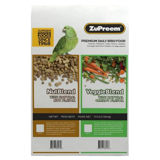 ZuPreem VeggieBlend Flavor Bird Food for Large Birds - 17.5 lb - Giftscircle