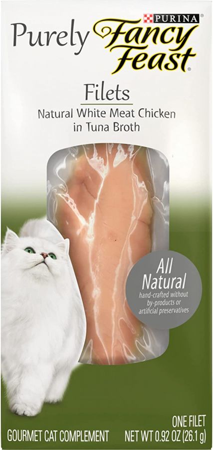 Purina Fancy Feast Purely Natural Filets Chicken with Tuna Broth