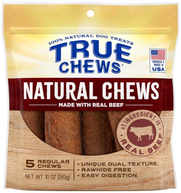 True Chews Natural Chews Dog Treats with Real Beef