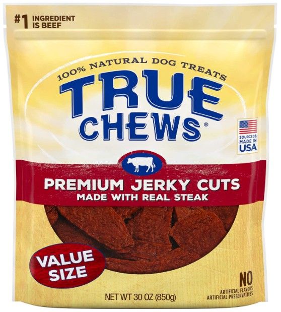 True Chews Premium Jerky Cuts with Real Steak