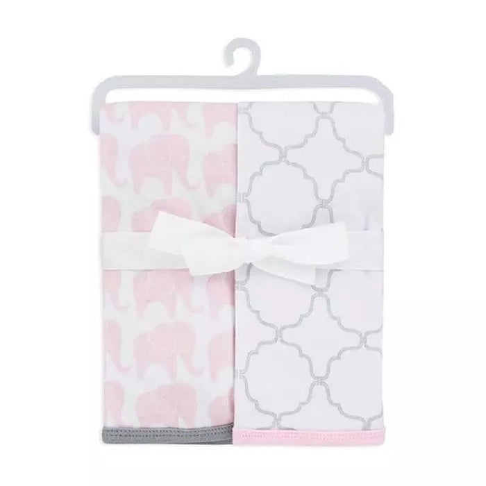2-Pack Cotton Swaddle Blankets - Blue by Giftscircle - Giftscircle