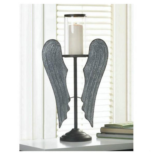 22-inch Angel Wings Metal Candle Holder - Giftscircle