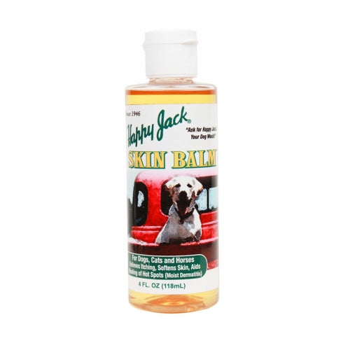 Skin Balm for Dogs and Cats Liquid 4 Oz by Happy Jack