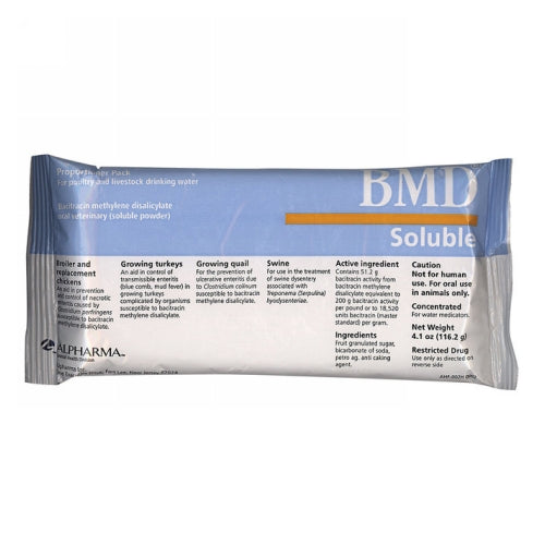 BMD Soluble Powder for Swine and Poultry 4.1 Oz by Alpharma