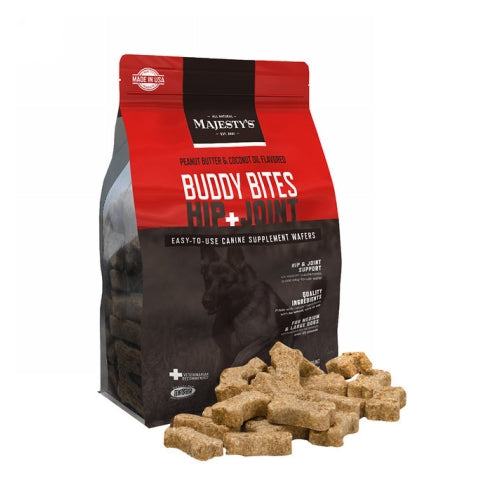 Majesty's Buddy Bites Hip + Joint Wafers Supplement for Dogs Medium/Large 56 Count by Majestys