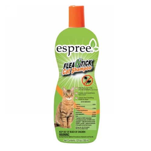 Espree Flea & Tick Shampoo for Cats 12 Oz by Espree