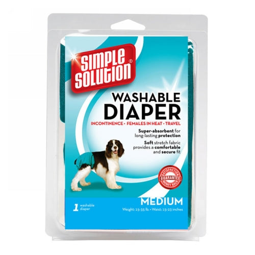 Washable Diaper - Medium 1 Each by Simple Solution