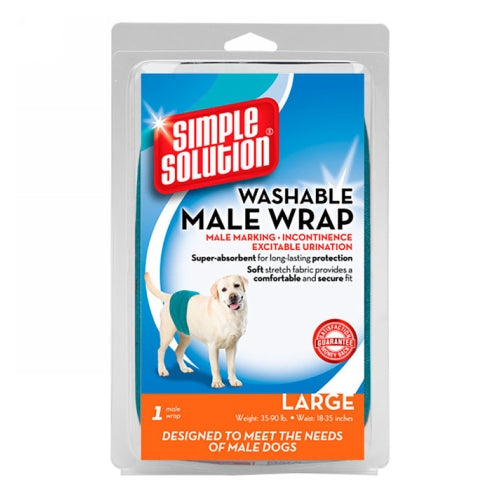 Washable Male Wrap Large 1 Each by Simple Solution
