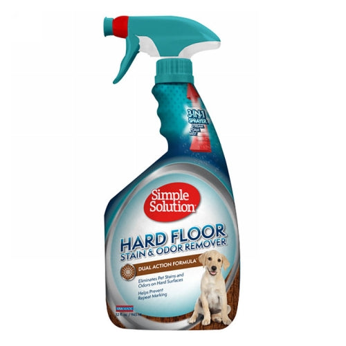 Hard Floor Stain & Odor Remover Spray 32 Oz by Simple Solution