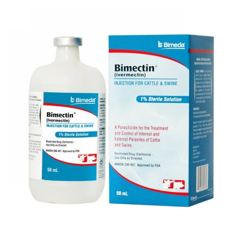 Bimectin Injection for Cattle and Swine 50 ML by Bimeda