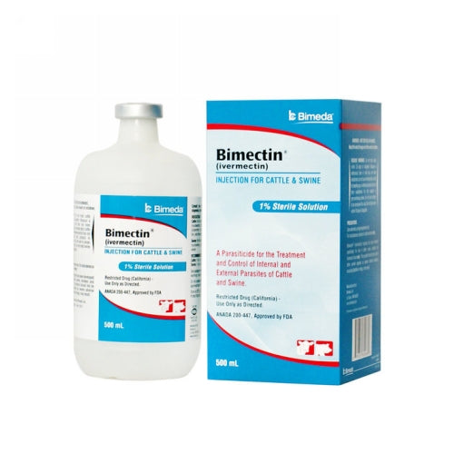 Bimectin Injection for Cattle and Swine 500 ML by Bimeda