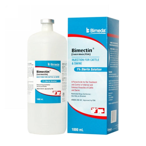 Bimectin Injection for Cattle and Swine 1000 ML by Bimeda