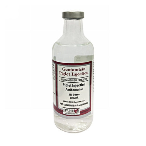 Gentamicin Piglet Injection 250 Ml by Sparhawk