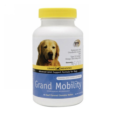 Grand Mobility Advanced Joint Support Formula for Dogs 60 Count by Grand Meadows