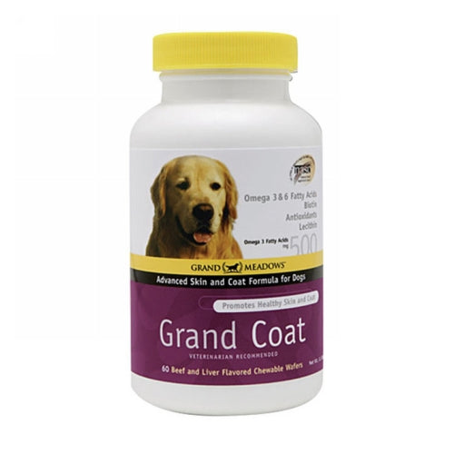 Grand Coat Dog Supplement 60 Count by Grand Meadows