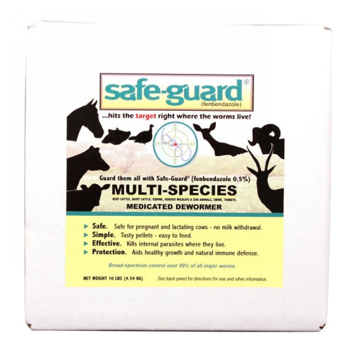 Safe-Guard 0.5% Multi-Species Dewormer Pellets 10 Lbs by Safe-Guard