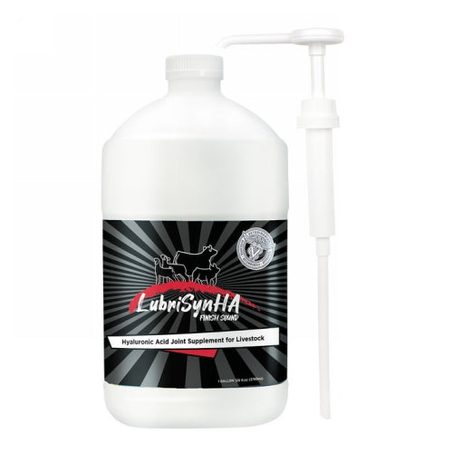 LubriSyn HA Livestock Joint Supplement with pump 1 Gallon by Lubrisyn