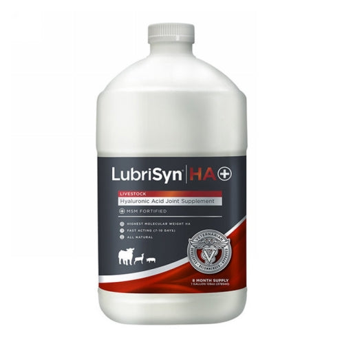 LubriSyn HA+ Livestock Joint Supplement with pump 1 Gallon by Lubrisyn