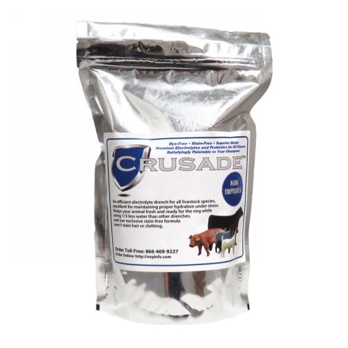 Crusade Electrolyte Drench for Livestock 1 Lb by Oxy-Gen