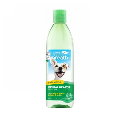 Fresh Breath Dental Health Solution 16 Oz by Tropiclean
