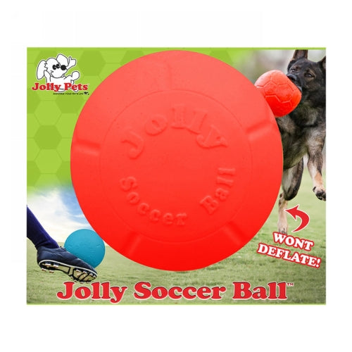 Jolly Soccer Ball Large (8") Orange 1 Count by Jolly Pets
