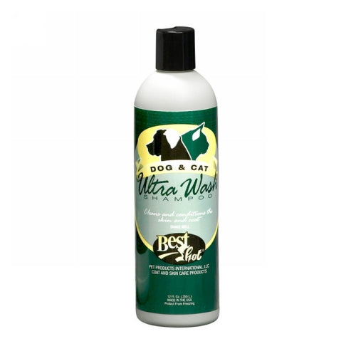 Ultra Wash Shampoo for Dogs and Cats 12 Oz by Best Shot