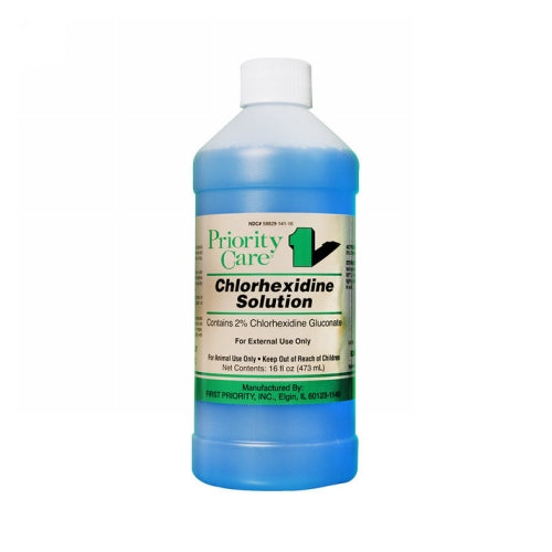 Chlorhexidine Solution 2% 16 Oz by Priority Care