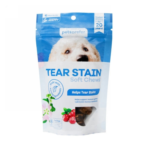 Tear Stain Soft Chews for Dogs 30 Soft Chews by Petsprefer