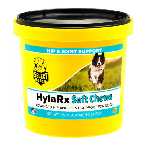 HylaRX Hip & Joint Soft Chews for Dogs 90 Soft Chews by Select The Best