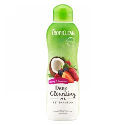 Deep Cleansing Shampoo for Pets 20 Oz by Tropiclean