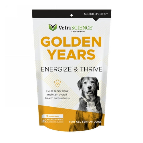 Golden Years Energize & Thrive Chews for Dogs 60 Soft Chews by Vetriscience Laboratories