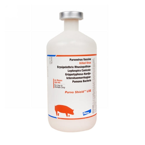 Parvo Shield L5E Swine Vaccine 50 dose 250 Ml by Elanco