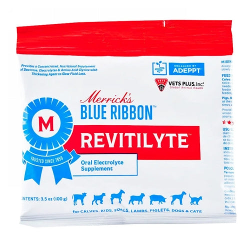 Blue Ribbon Revitilyte Electrolyte Supplement 3.5 Oz by Merricks
