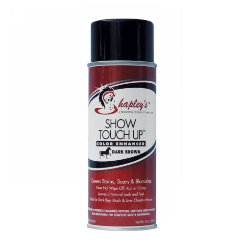 Show Touch Up Color Enhancer for Horses Dark Brown 10 Oz by Shapleys