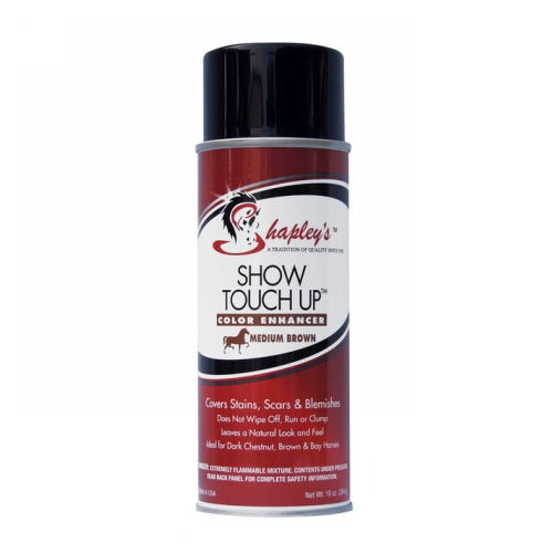 Show Touch Up Color Enhancer for Horses Medium Brown 10 Oz by Shapleys
