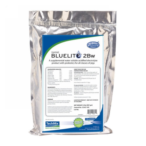 Swine BlueLite 2Bw Supplement 2 Lbs by Techmix