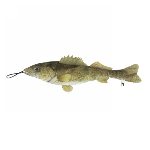 Freshwater Fish Dog Toy Walleye 1 Count by Steel Dog