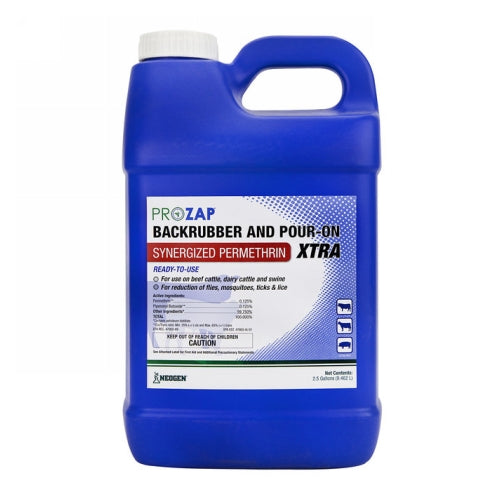Prozap Backrubber and Pour-On Xtra 2.5 Gallons by Prozap