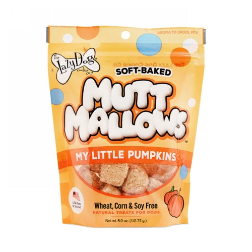 Mutt Mallows Treats for Dogs My Little Pumpkins 5 Oz by The Lazy Dog Cookie Co.