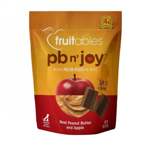 Fruitables PB n' Joy Dog TreatsPeanut Butter and Apple 6 Oz by Fruitables