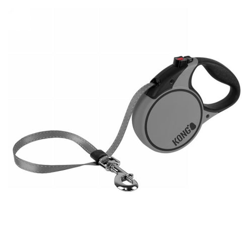 KONG Terrain Retractable Leash Large Grey 1 Count by Kong