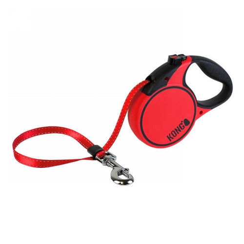KONG Terrain Retractable Leash Large Red 1 Count by Kong