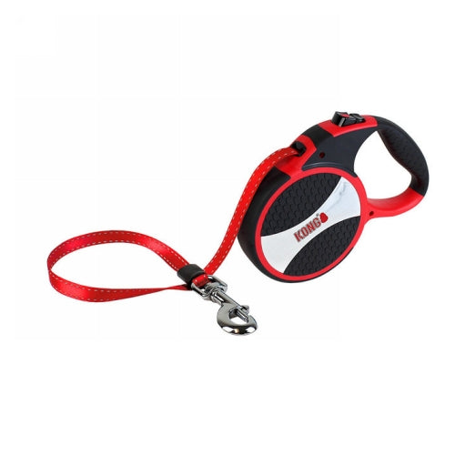 KONG Explore Retractable Leash Red 1 Count by Kong