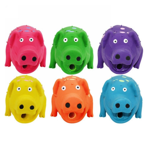Goblets Pig Dog Toy 9" Assorted Colors 1 Count by Multipet