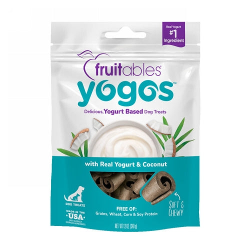 Fruitables Yogos Dog TreatsCoconut 12 Oz by Fruitables