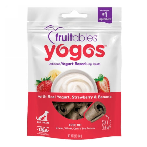 Fruitables Yogos Dog TreatsStrawberry & Banana 12 Oz by Fruitables