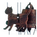26-inch Bronze Wind Chimes with Bells and Cats - Giftscircle