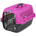 Petmate Compass Kennel - Black & Hot Pink
